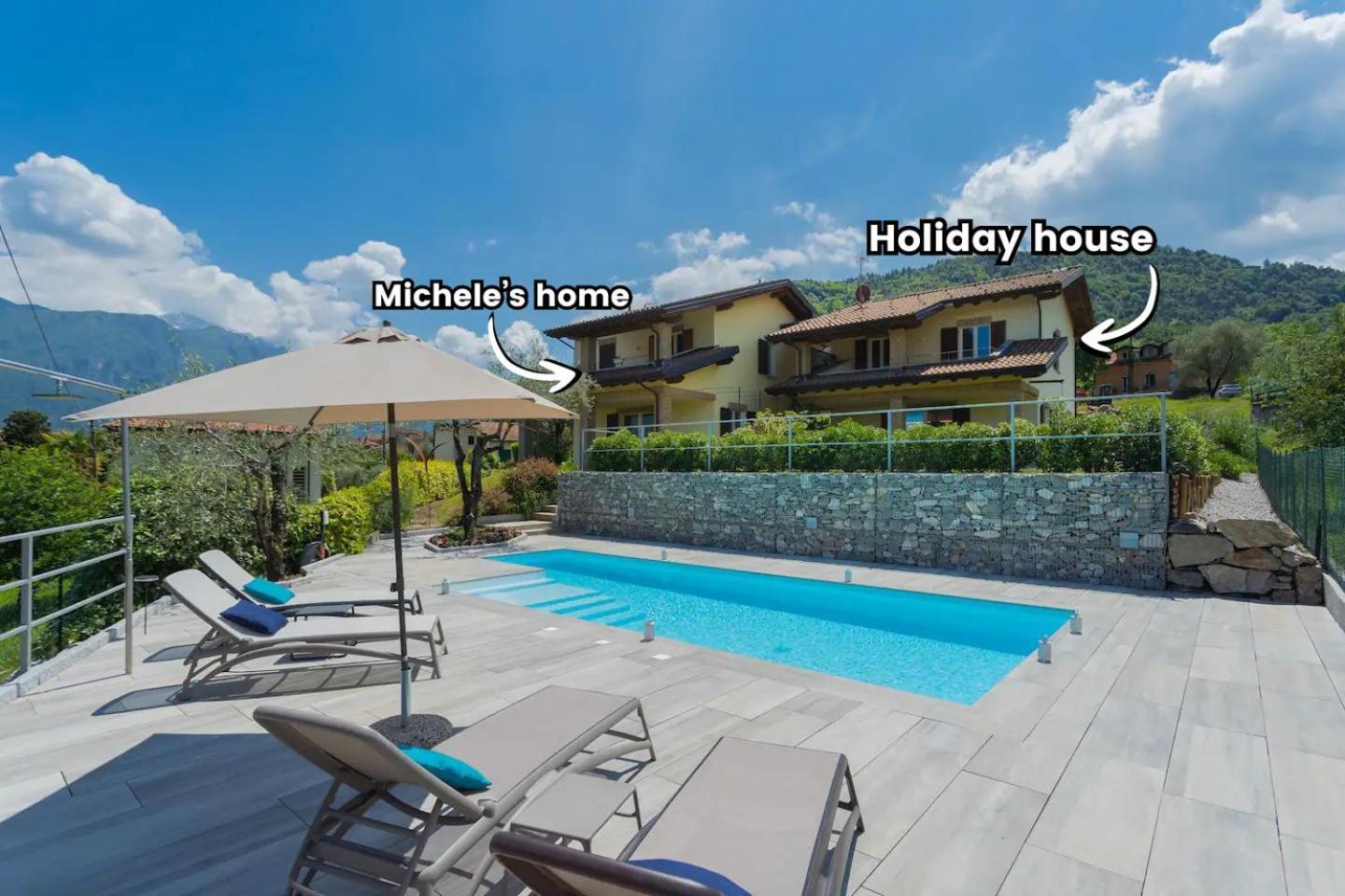 Ca Stagia Holiday House With Private Swimming-Pool Bellagio Exterior foto